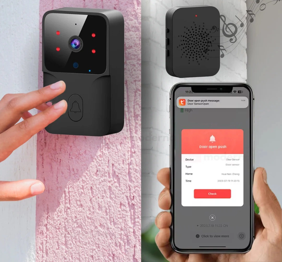 Installation sonnette et video sans fil - OmniServici