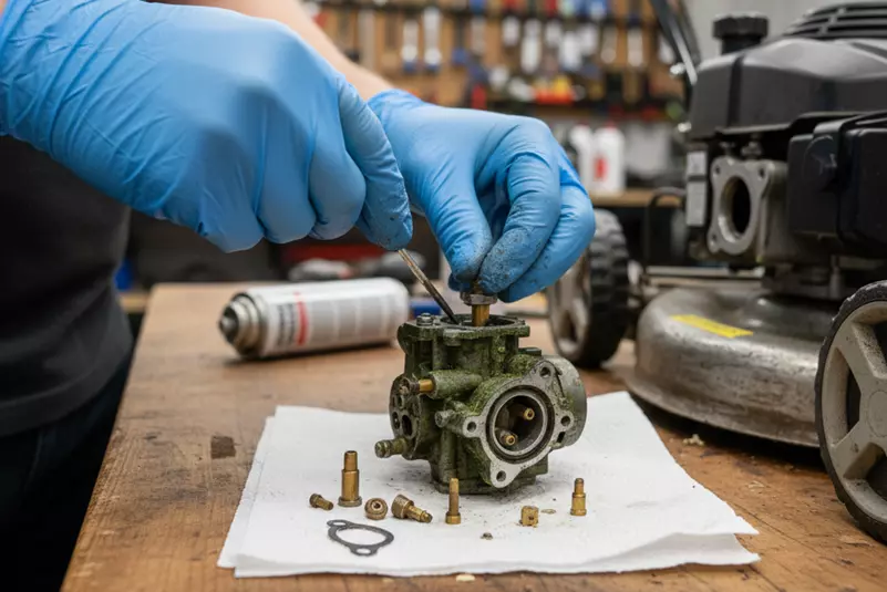 nettoyez carburateur de tondeuse a gazon - OmniServici