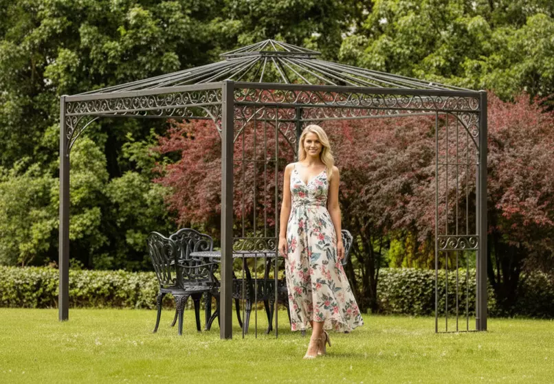Installation pavillon de jardin  gloriette, tonnelle ou kiosque - OmniServici
