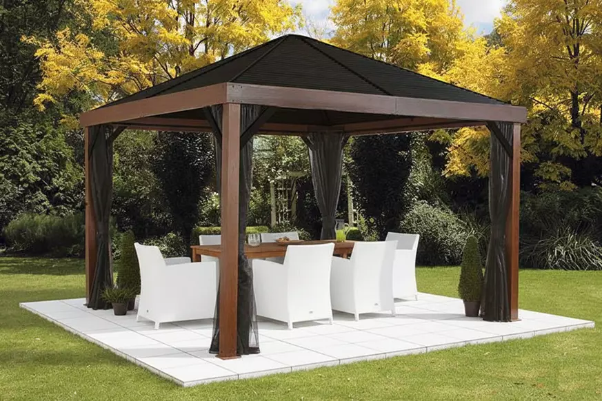 Installation pavillon de jardin  gloriette, tonnelle ou kiosque - OmniServici