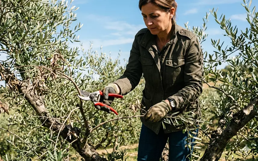 Taille des oliviers au printemps - OmniServici Paysagisme