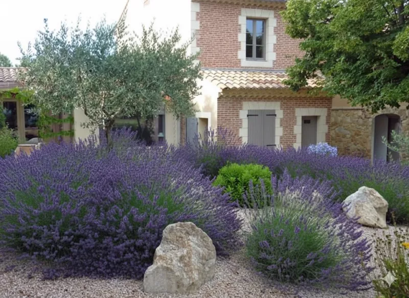 Jardin biologique lavande - omniservici paysagiste