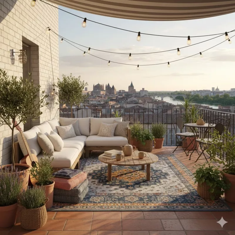 Aménagement terrasse toulouse - omniservici paysagisme