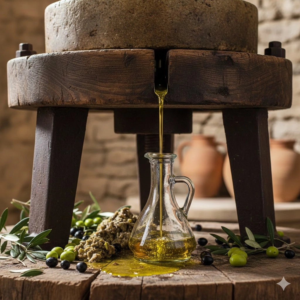 Presse olive pour huile d'olive maison - omniservici paysagisme cuisine