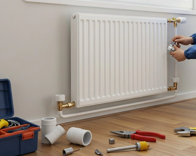 Desembouage de radiateurs et circuits de chauffage - OMNISERVICI