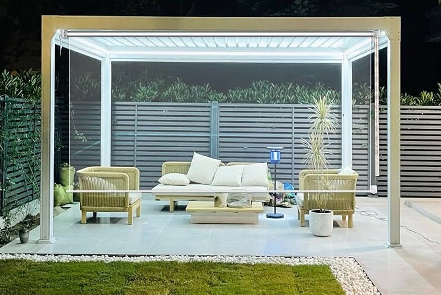 Reparations equipements extérieurs stores extérieurs, Pavillons de jardin - Omniservici