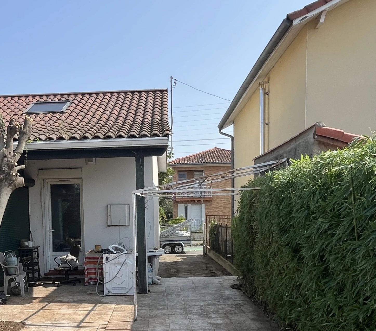 Après remise au propre d'un jardin à Toulouse