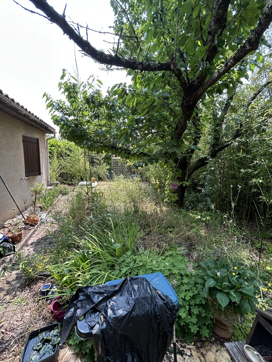 Avant remise au propre jardin à Cugnaux